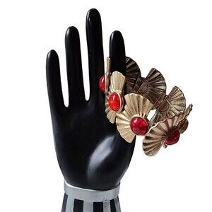 Coldwater Creek Multi Color Cabochons Bohemian Bracelet